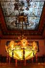 Brighton, England, UK. Royal Pavillion and Gardens, interior with Asian design and decor. Art Print